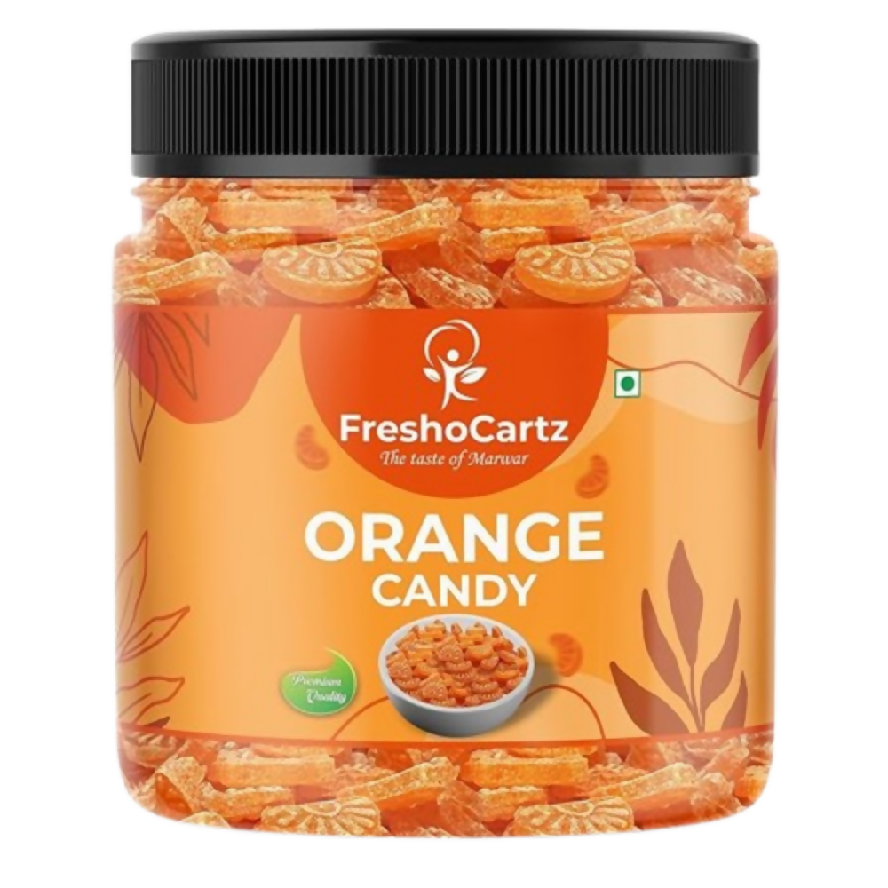 FreshoCartz Orange Candy - Sweet & Sour Narangi Goli - Dista