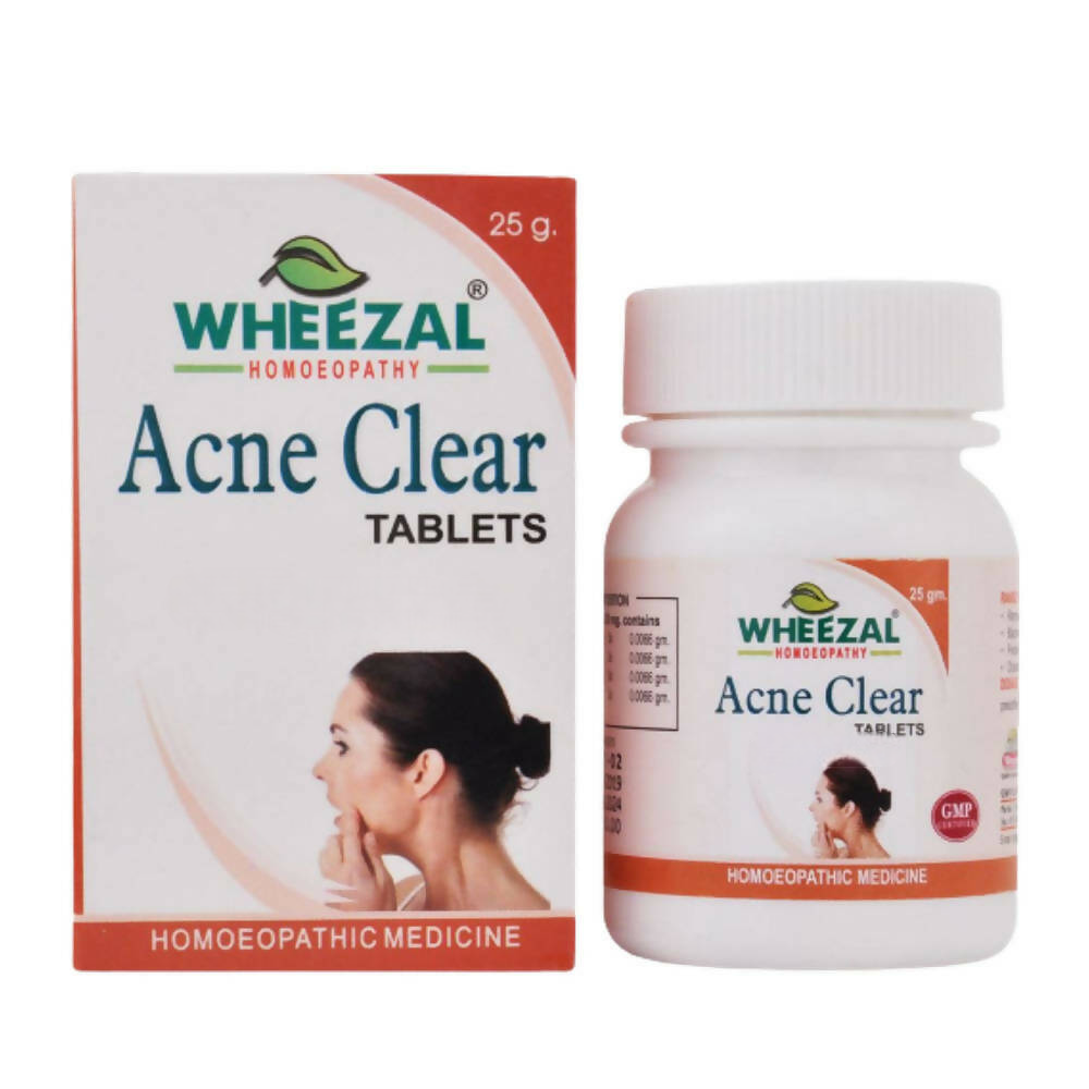 Wheezal Homeopathy Acne Clear Tablets - Distacart