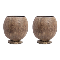 Thenga Handmade Large Coconut Shell Cups