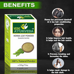 Thumbnail for VedicAyurveda Henna Leaf Powder - Dista