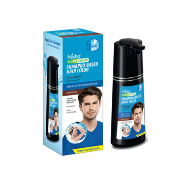 Nisha Quick Color Shampoo Hair Color,Dark Brown - Distacart