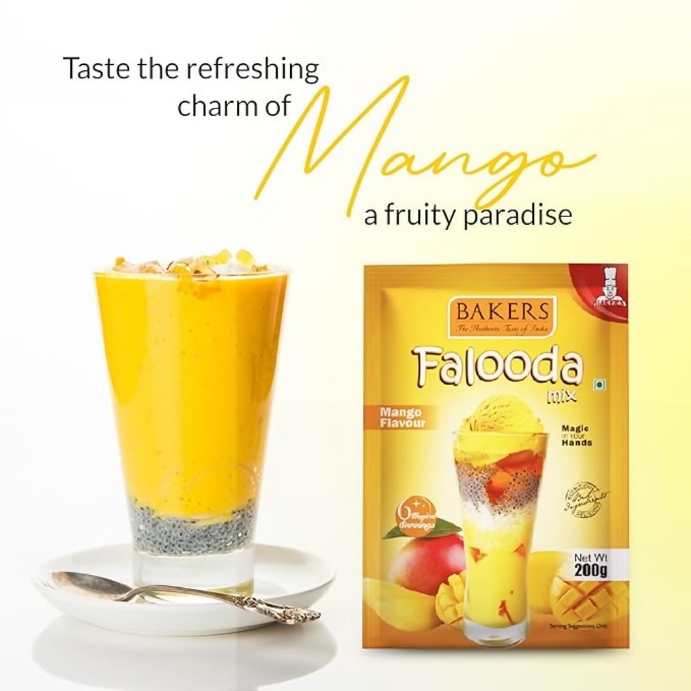 BAKERS Mango Flavored Falooda Mix - Dista