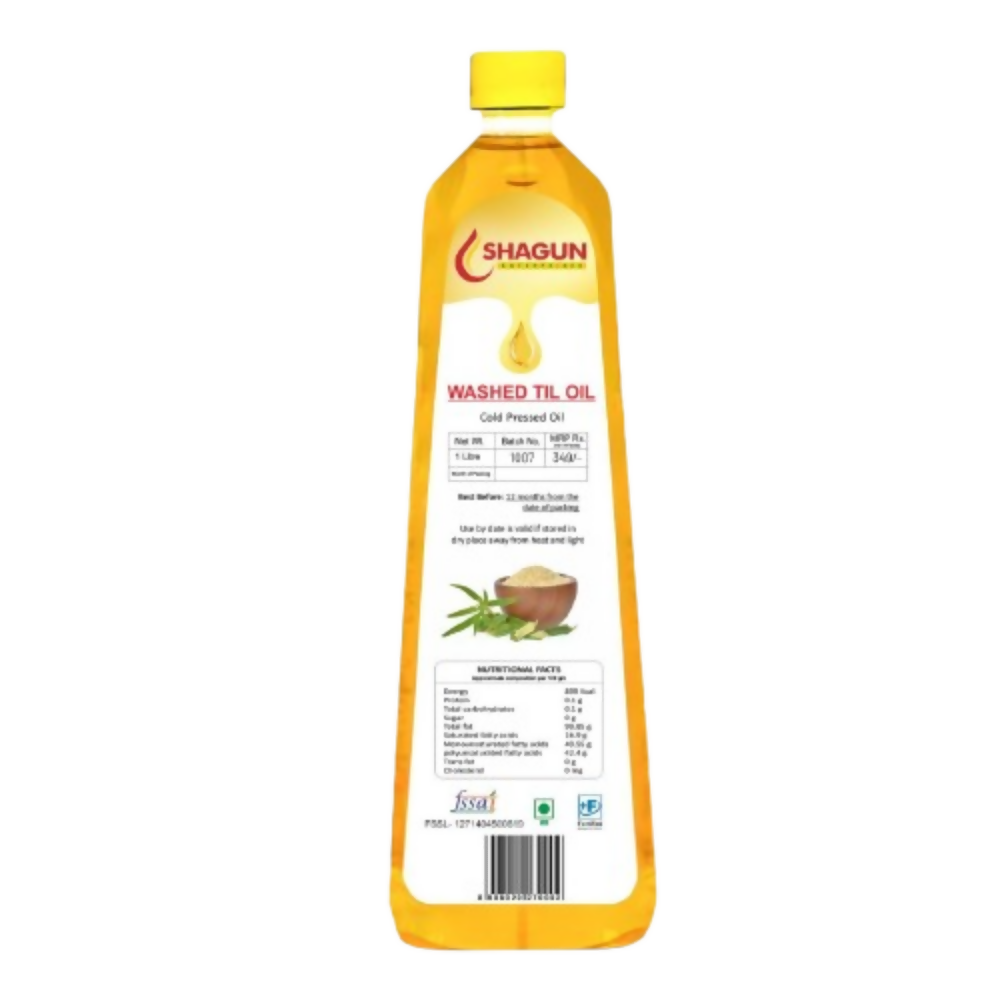 Shagun Cold Pressed Sesame Oil - Washed Til Oil - Dista
