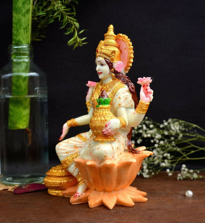 Shri balaji craft Marble Lakshmi Ji Sculpture for Pooja Room - Distacart