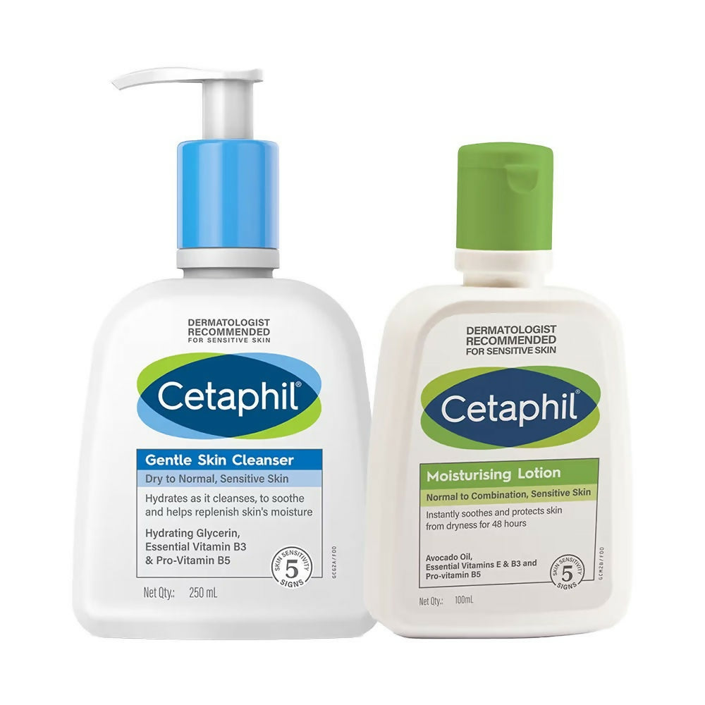 Cetaphil Sensitive Skin Essentials Combo - Distacart