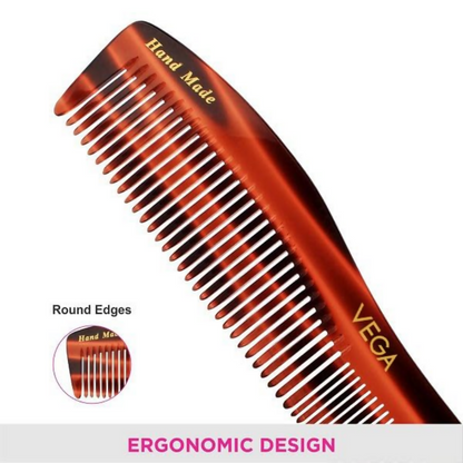 Vega Handcrafted Graduated Dressing Comb - HMC-01D - Dista