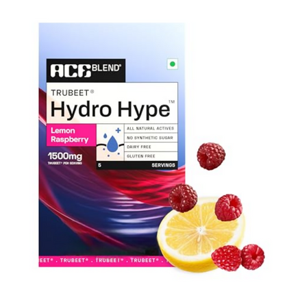 Ace Blend Hydro Hype Electrolyte Drink Mix - Java Plum, Spicy Guava, Lemon Raspberry - Dista