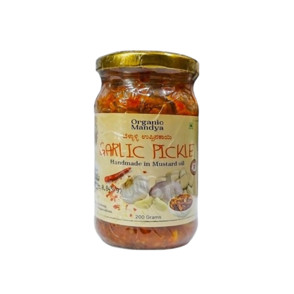 Organic Mandya Garlic Pickle - Distacart
