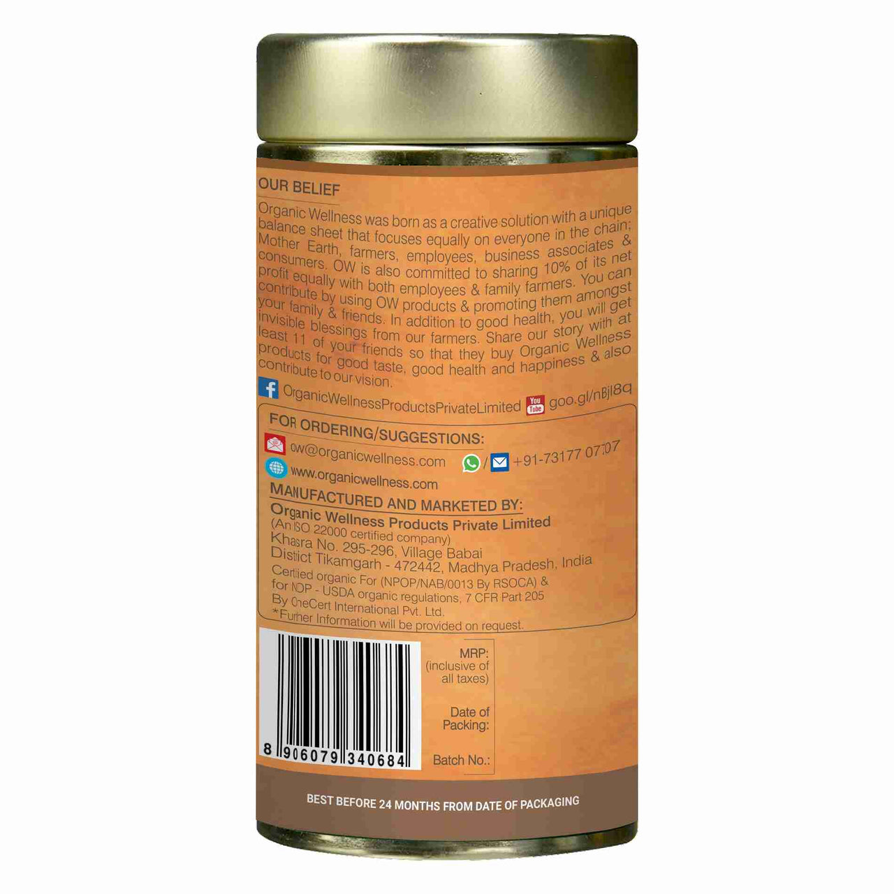 Organic Wellness Ow'Real Cinnamon Indian Rose Leaf Tea - Distacart