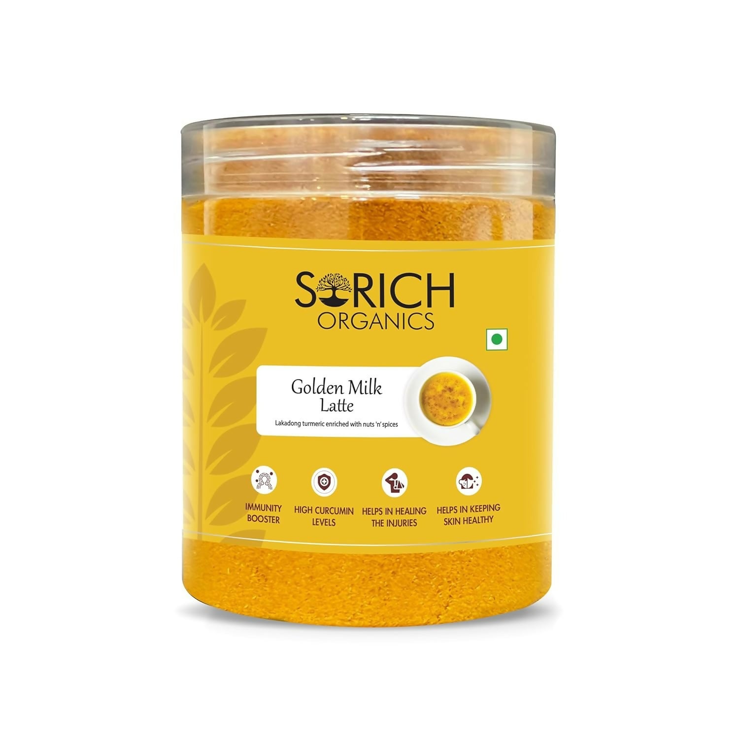 Sorich Organics Golden Milk Turmeric Latte Mix Powder - Distacart