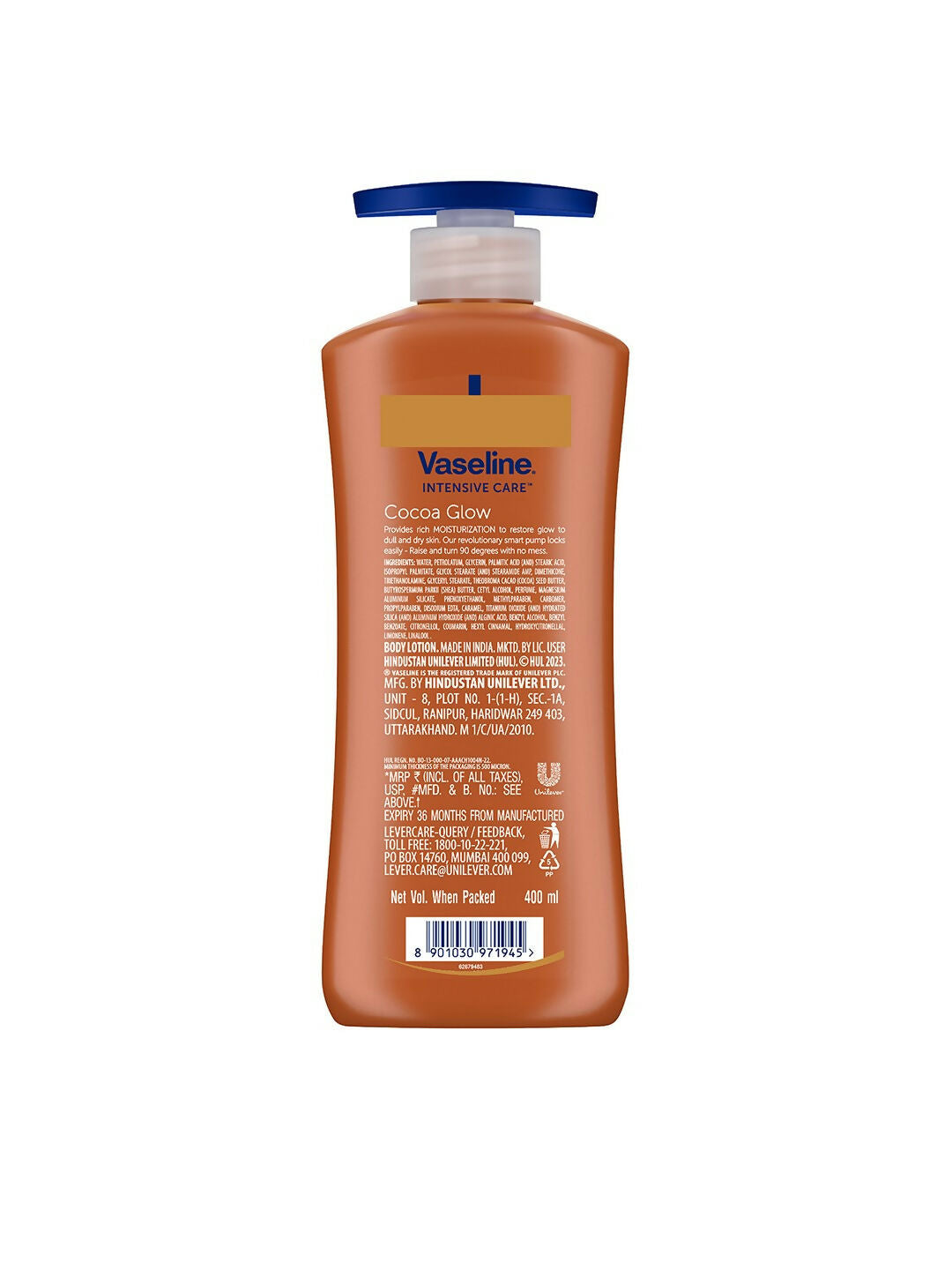Vaseline Intensive Care Cocoa Glow & Aloe Fresh Body Lotions Combo - Distacart