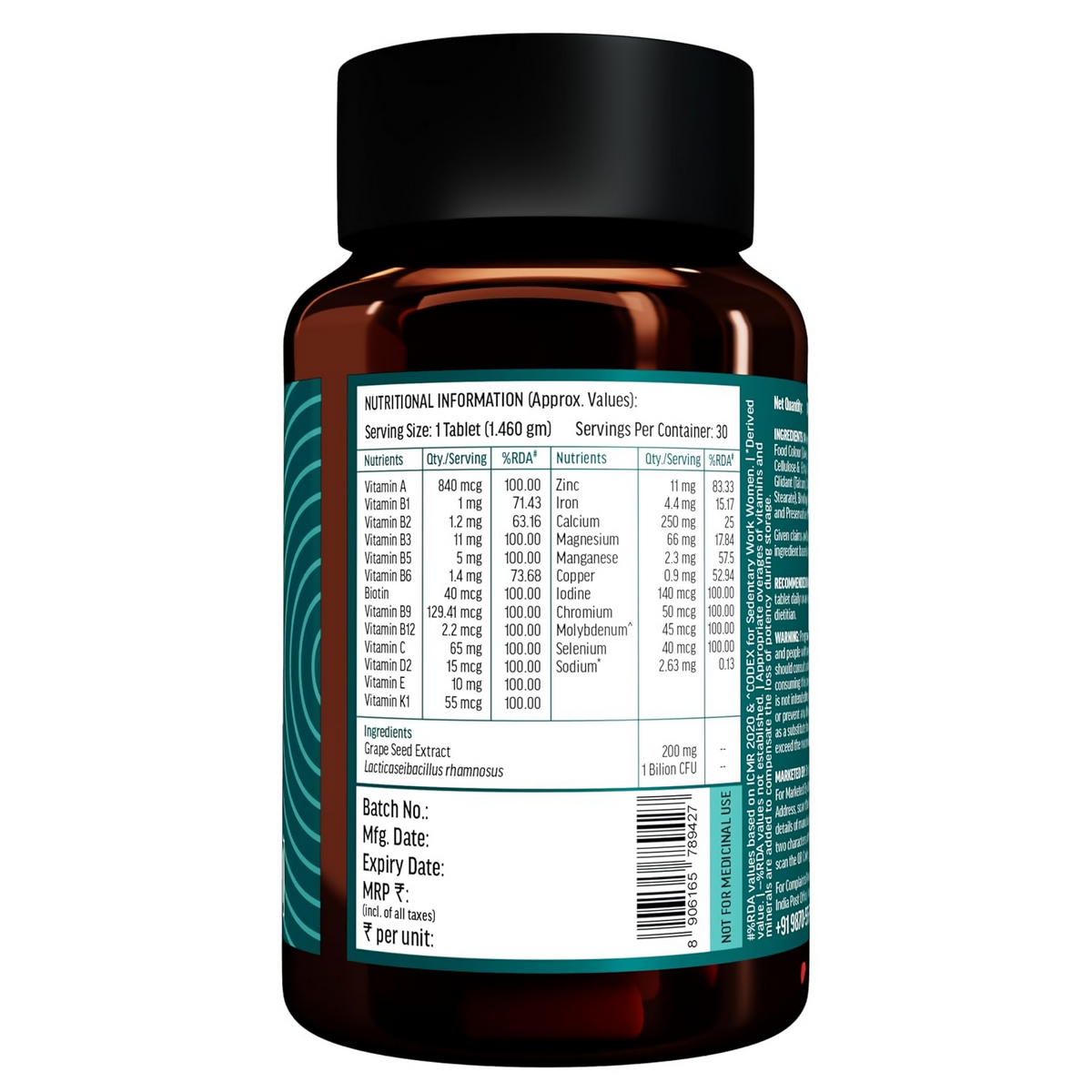 HK Vitals Multivitamin Adults 50+ Tablets - Distacart