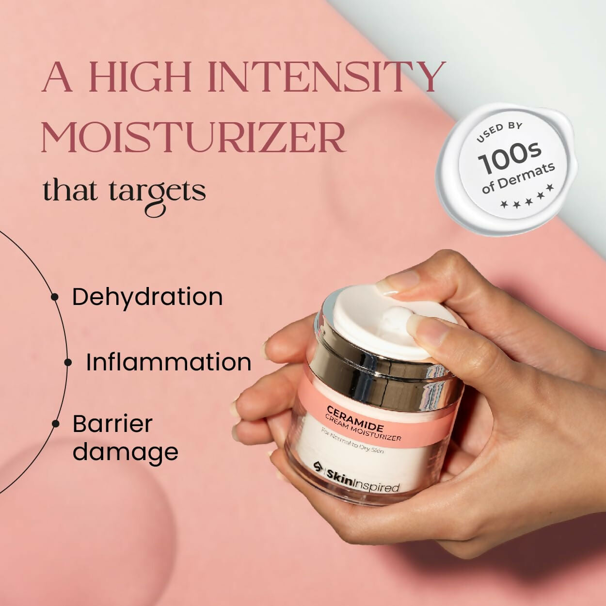 SkinInspired Ceramide Moisturizer Cream For Inflammation Barrier Repair