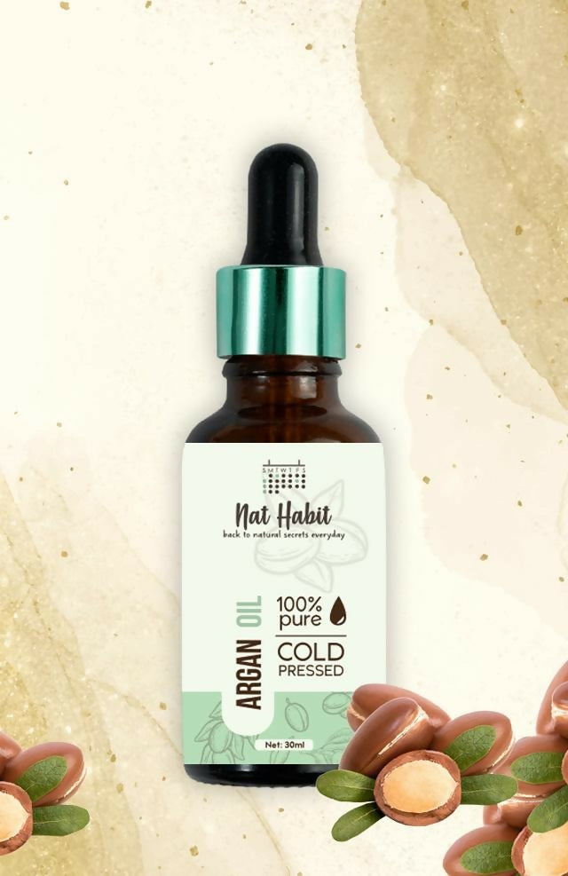 Nat Habit 100% Pure Cold Pressed Argan Oil - Distacart