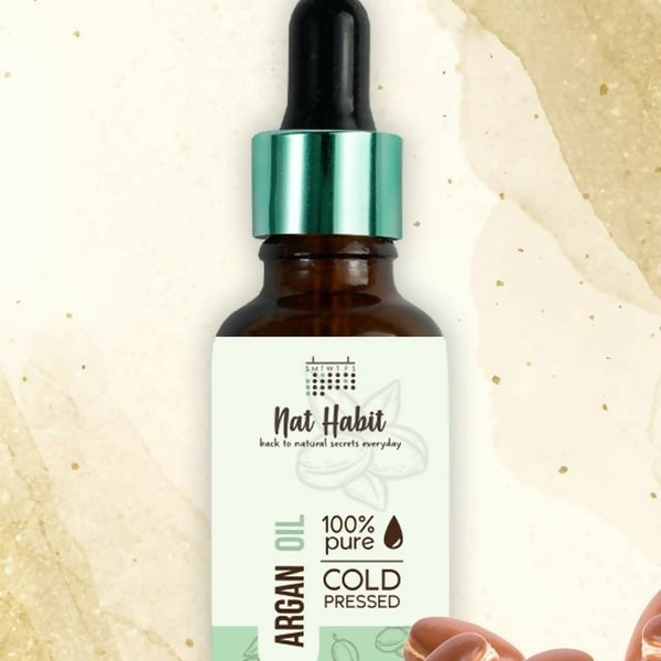 Nat Habit 100% Pure Cold Pressed Argan Oil - Distacart