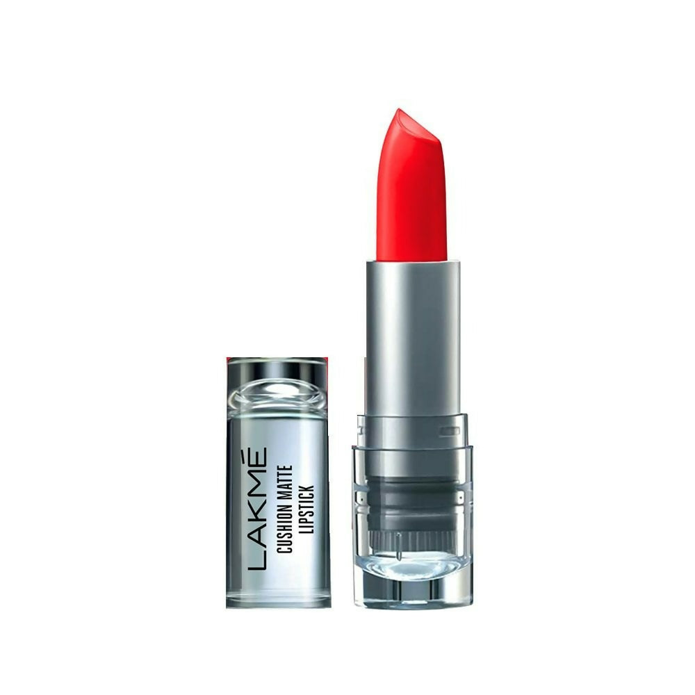 Lakme Cushion Matte Lipstick - Red Bomb Shell - Distacart