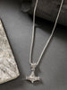 NVR Men's Silver-Plated Stainless Steel Pendant with Chain - Distacart
