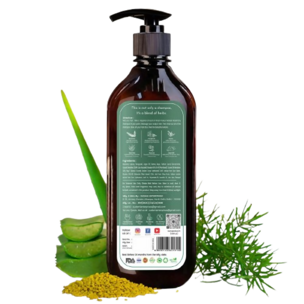 Pureus Herbals Shreekesha Rosemary Anti Hair Fall Shampoo - Dista