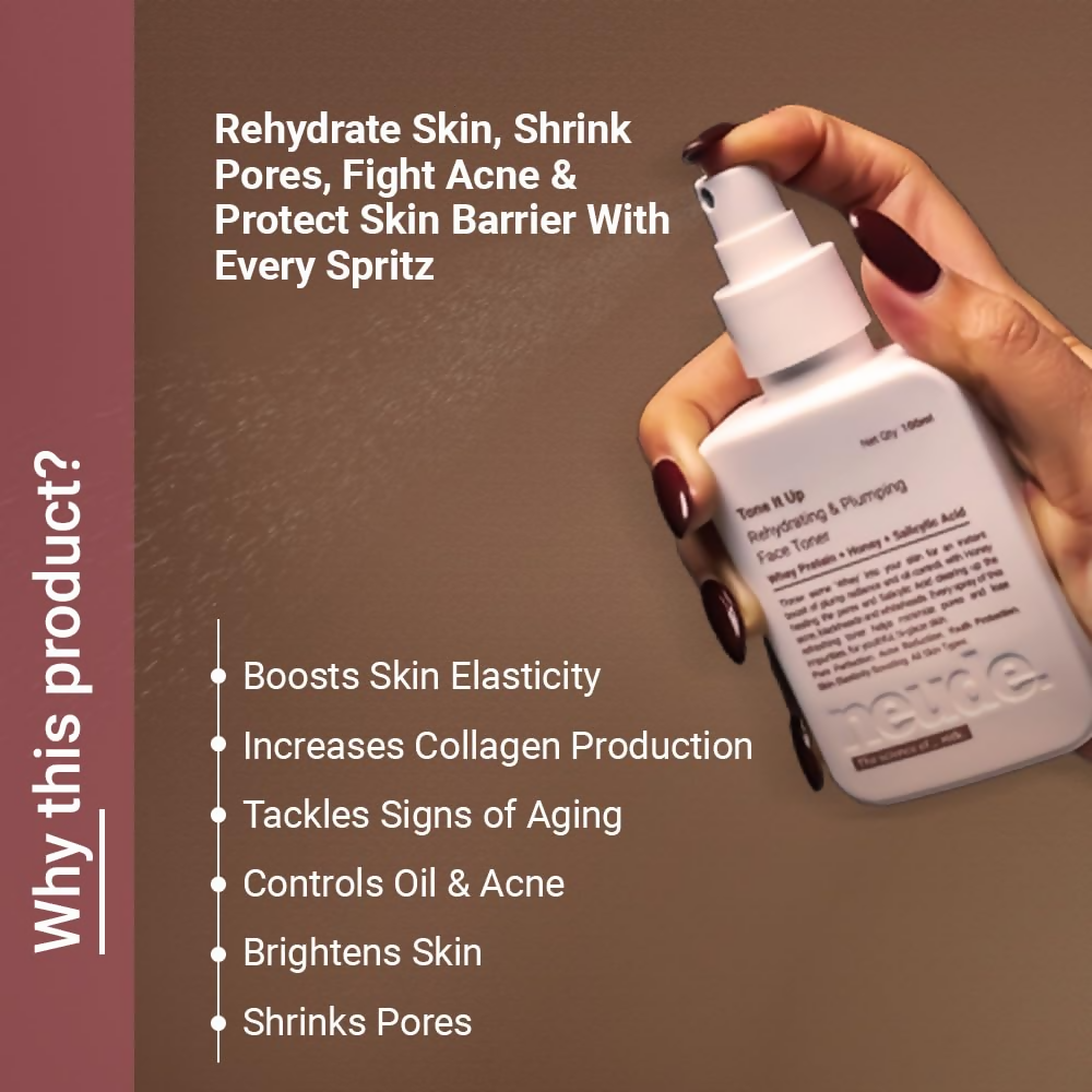 Neude Tone It Up Plumping,Rehydrating Face Toner - Distacart