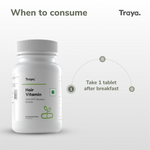 Thumbnail for Traya Hair Vitamins with Biotin and Bhringraj Capsules - Distacart