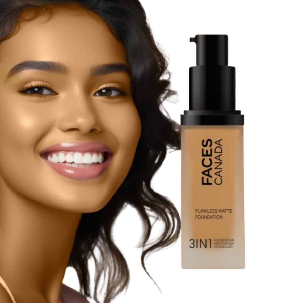 Faces Canada Flawless Matte Foundation - Warm Sand 042 - Distacart