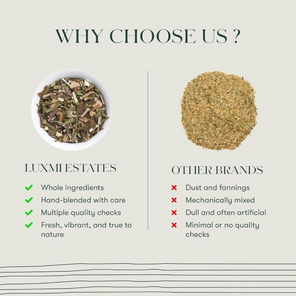 Luxmi Estates Lemon Balm Honey Ginger Herbal Infusion - Dista