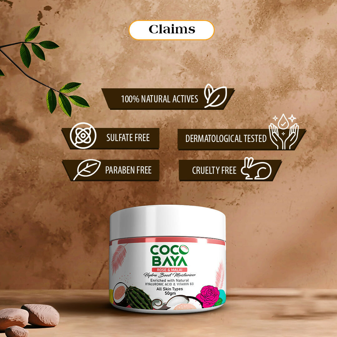 Cocobaya Rose & Malai Moisturizer - Distacart