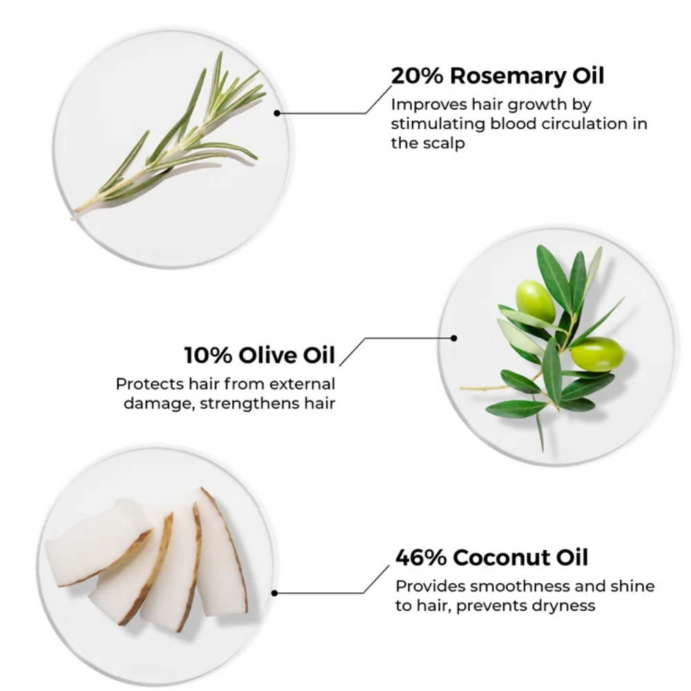 Brillare Rosemary Oil Shots For Visible Hair Growth - Dista