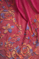 Thumbnail for Vastranavya Pink Digital Printed Linen Ready To Wear Designer Saree with Unstitched Blouse - Distacart