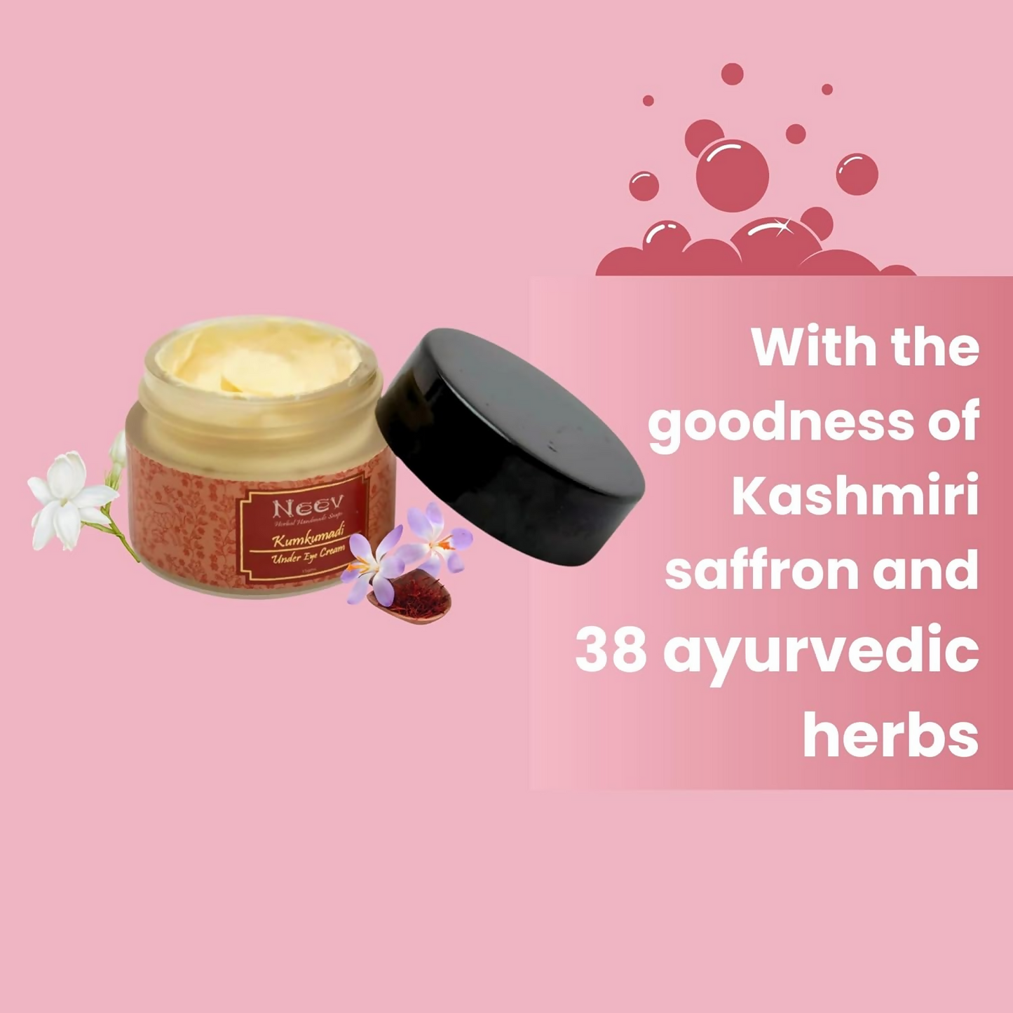 Neev Herbal Handmade Soaps Kumkumadi Under Eye Cream - Distacart
