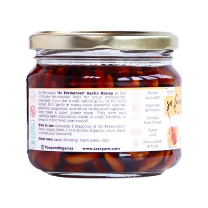 Tassyam Organics Fermented Garlic Honey - Distacart