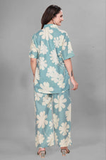 Thumbnail for Preksha Creation Cotton Floral Print Kurta Set Co-Ord Set