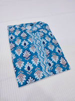 Thumbnail for Preksha Creation Sky Blue Cotton Top - Distacart