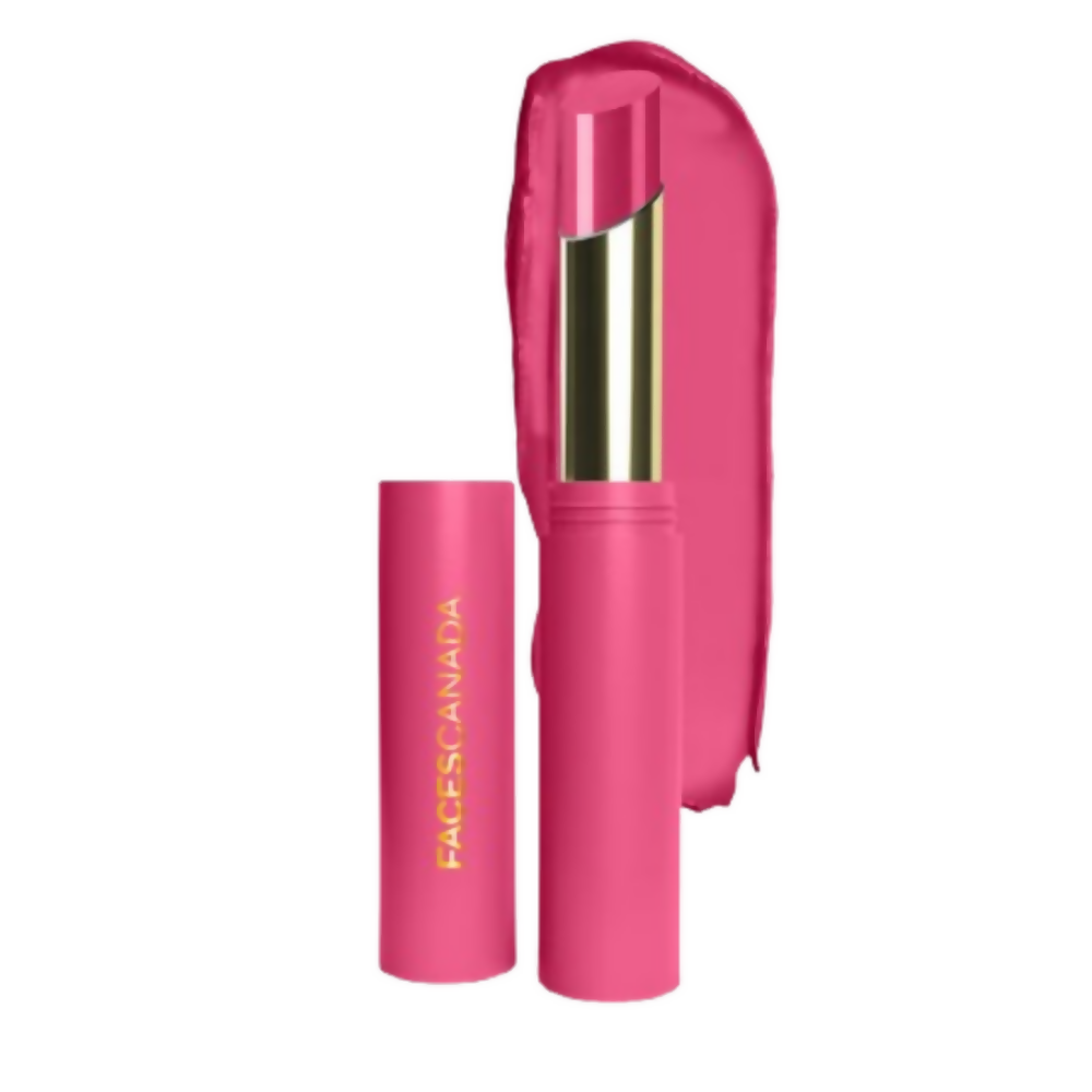 Faces Canada 3 in 1 LongStay Matte Lipstick - Bubblegum Pink 04 - Distacart