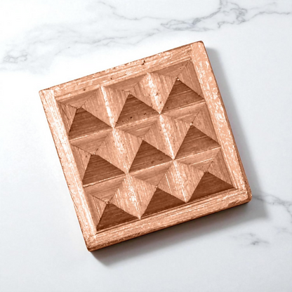 Vastu Vardan Copper Pyramid Energy Plate - Pack of 3 - Dista