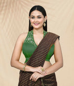 Thumbnail for Joban Fashion Women's Green Embroidered Stitched Blouse