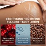 Thumbnail for mCaffeine Brightening Raspberry Rush Body Wash & Serum Lotion