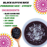 Thumbnail for Ammi Samayal Black Kavuni Rice Porridge Mix with Country Sugar - Distacart