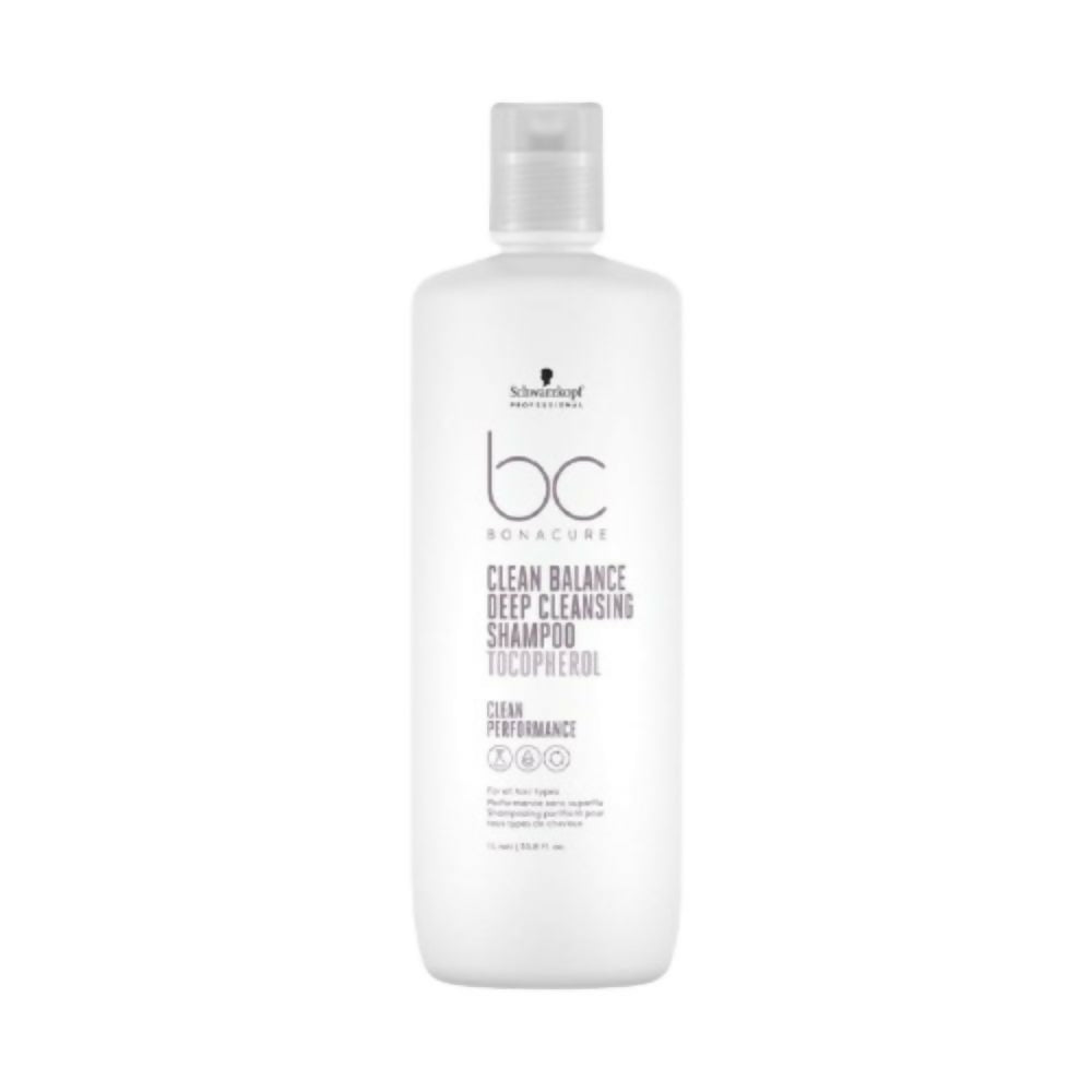 Schwarzkopf Professional Bonacure Clean Balance Deep Cleansing Shampoo with Tocopherol - Distacart