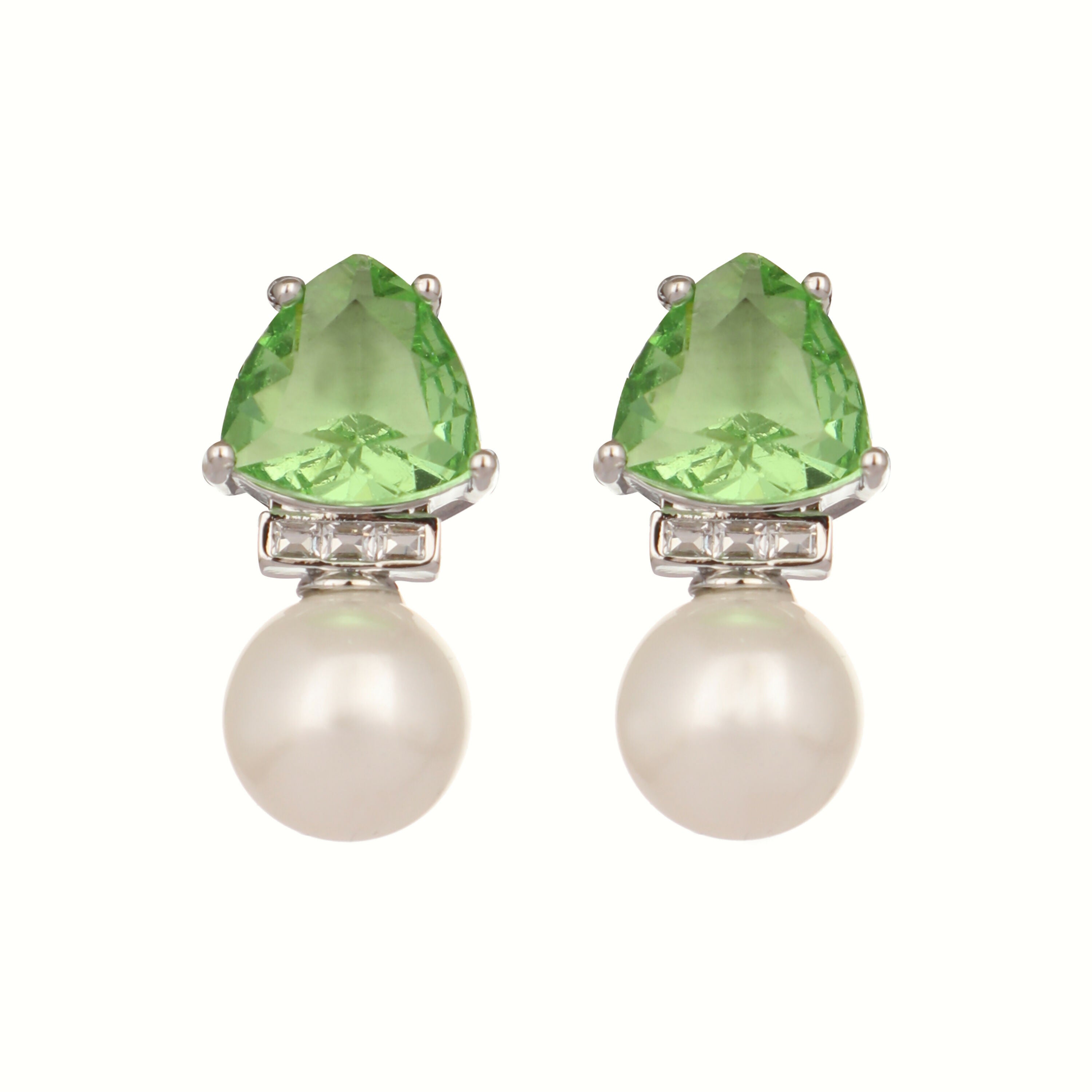 Nuyug Green Emerald Elegance Anti Tarnish Studs