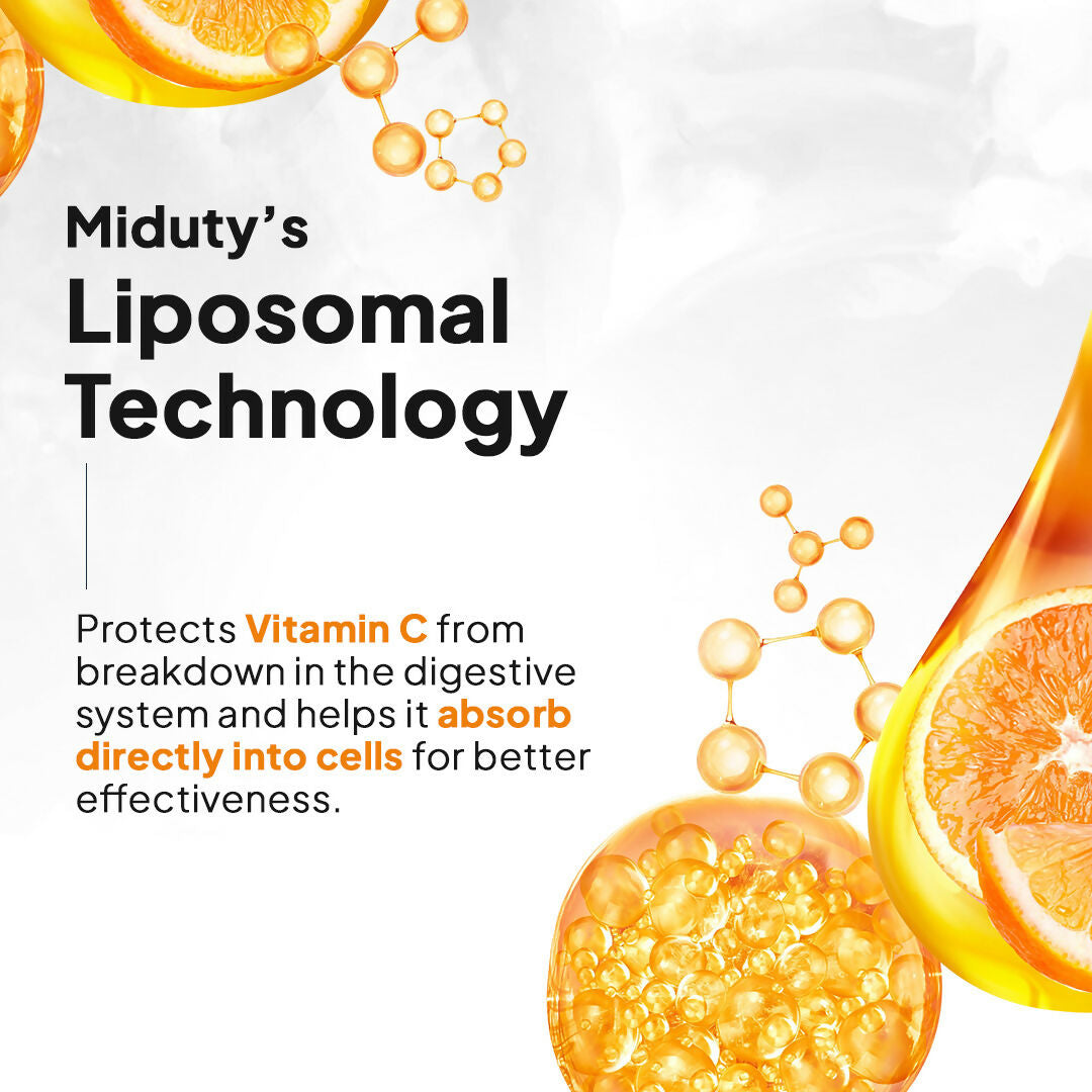 Miduty Liposomal Vitamin C - Immunity Booster Capsules - Distacart