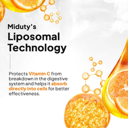 Miduty Liposomal Vitamin C - Immunity Booster Capsules - Distacart