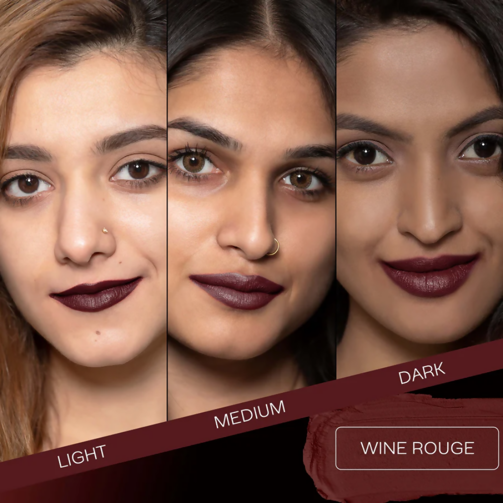 Faces Canada Weightless Matte Finish Lipstick - Wine Rouge 30 - Distacart