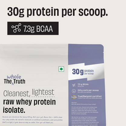 The Whole Truth Whey Protein Isolate Unflavoured - Distacart