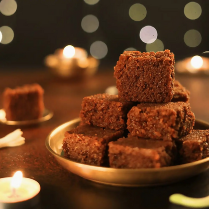 Sweet Karam Coffee Jaggery Coconut Burfi - Distacart