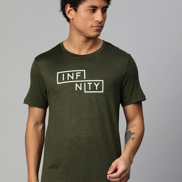 Alcis Typography Printed Anti Static Slim Fit T-shirt - Distacart