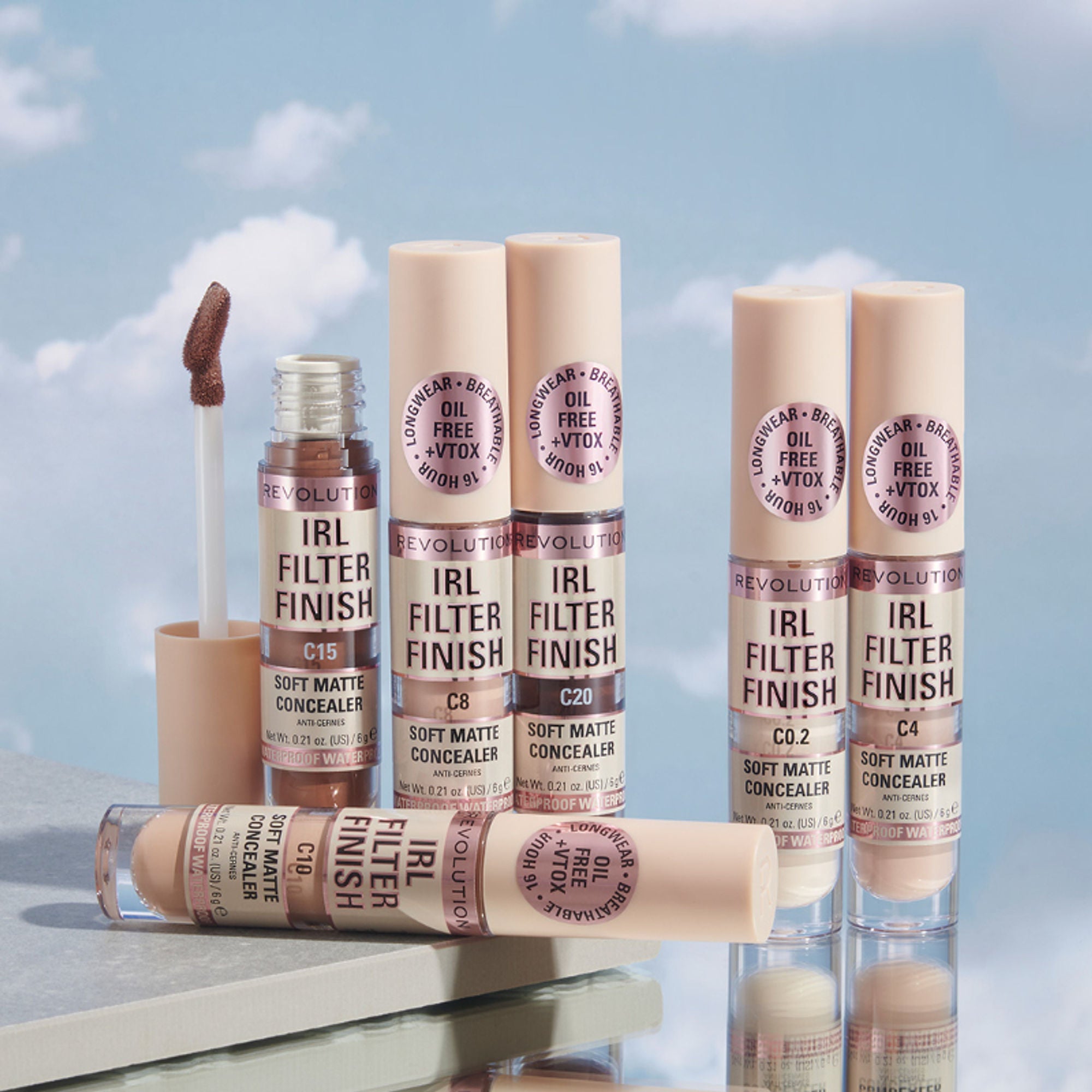 Makeup Revolution IRL Filter Finish Concealer - C8.2 - Distacart