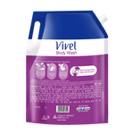 Thumbnail for Vivel Fragrant Body Wash Lavender & Almond Oil Shower Gel Supersaver XL Refill Pouch - Distacart