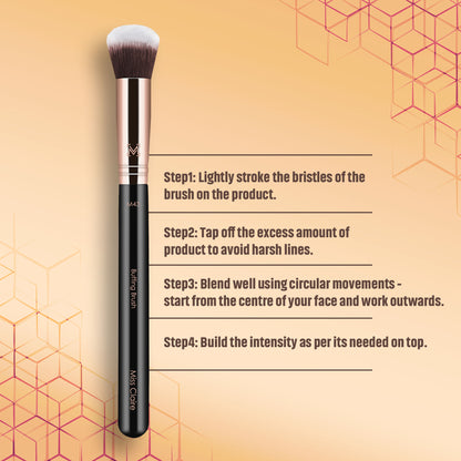 Miss Claire M43 - Buffing Brush - Rose Gold - Distacart