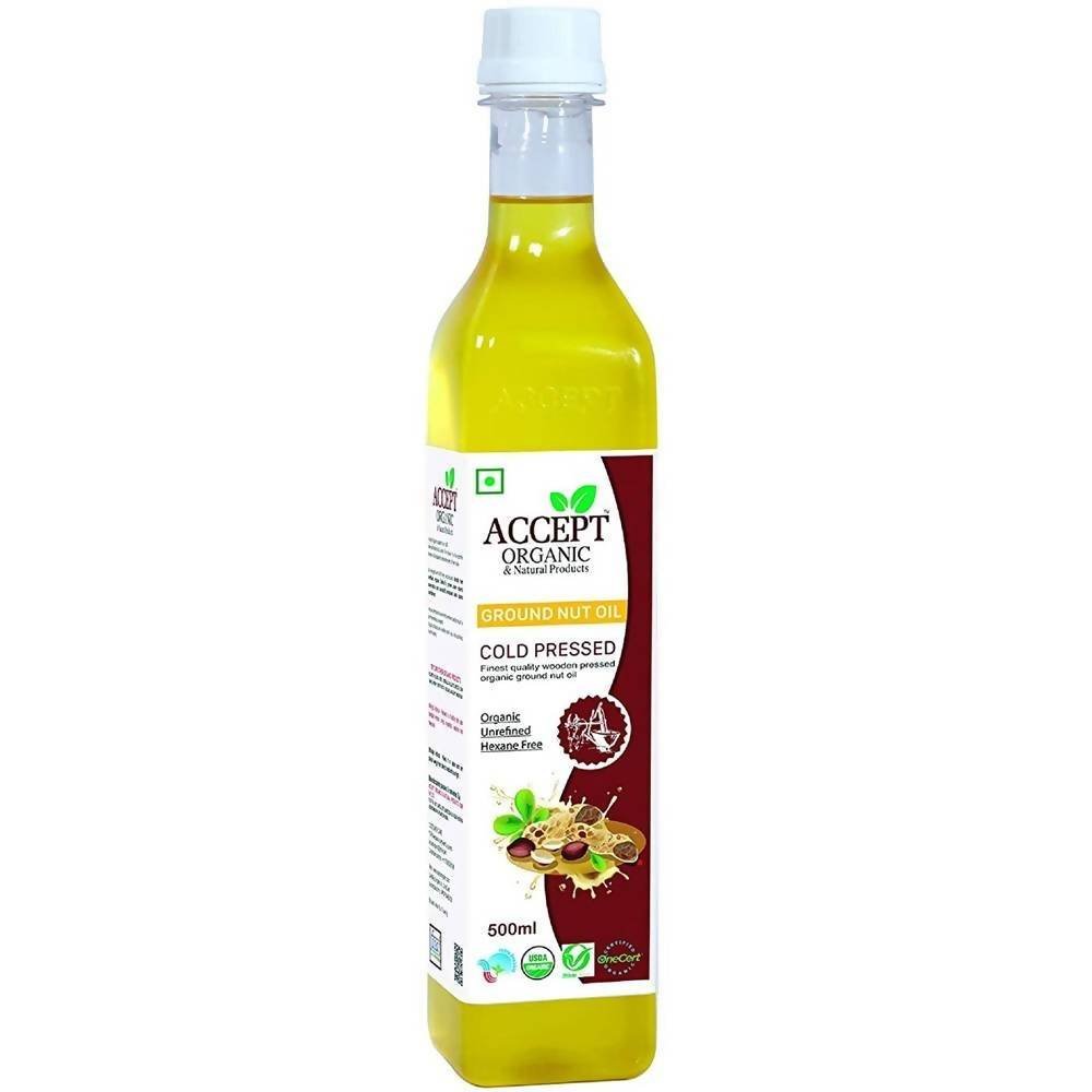 Accept Organic Cold Pressed Groundnut Oil